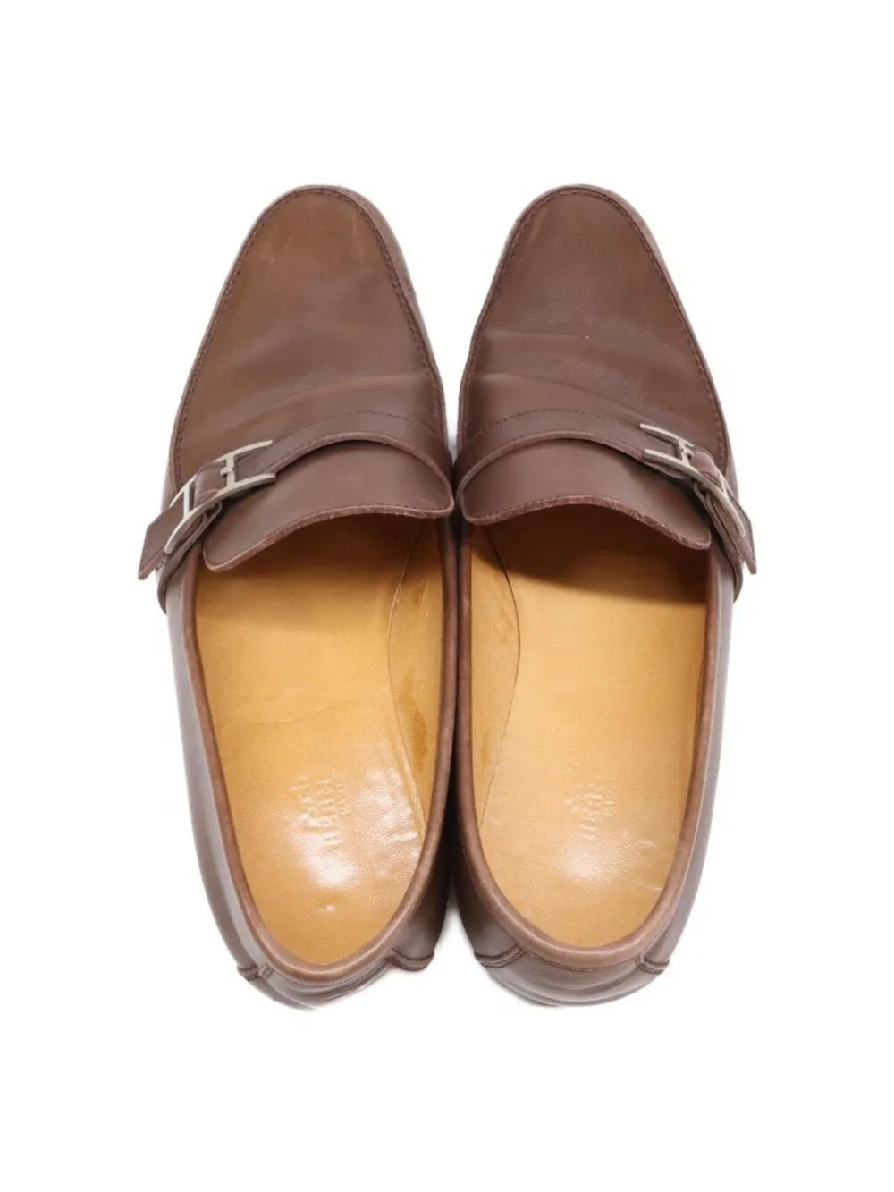 Hermes Hapi Leather Loafers
